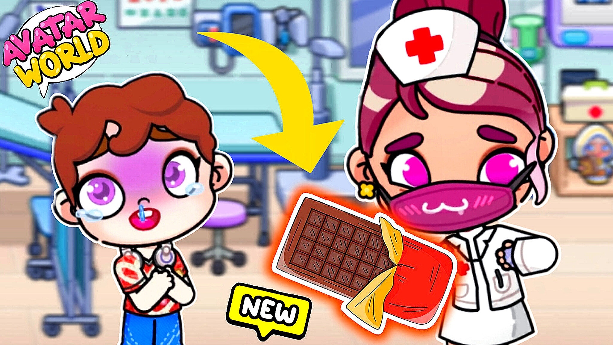 Шоколад🍫 для пациентов от медсестры💉 /♥️AVATAR WORLD СЕМЕЙНЫЕ ИСТОРИИ♥️ смотреть онлайн