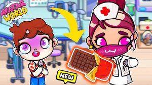 Шоколад🍫 для пациентов от медсестры💉 /♥️AVATAR WORLD СЕМЕЙНЫЕ ИСТОРИИ♥️