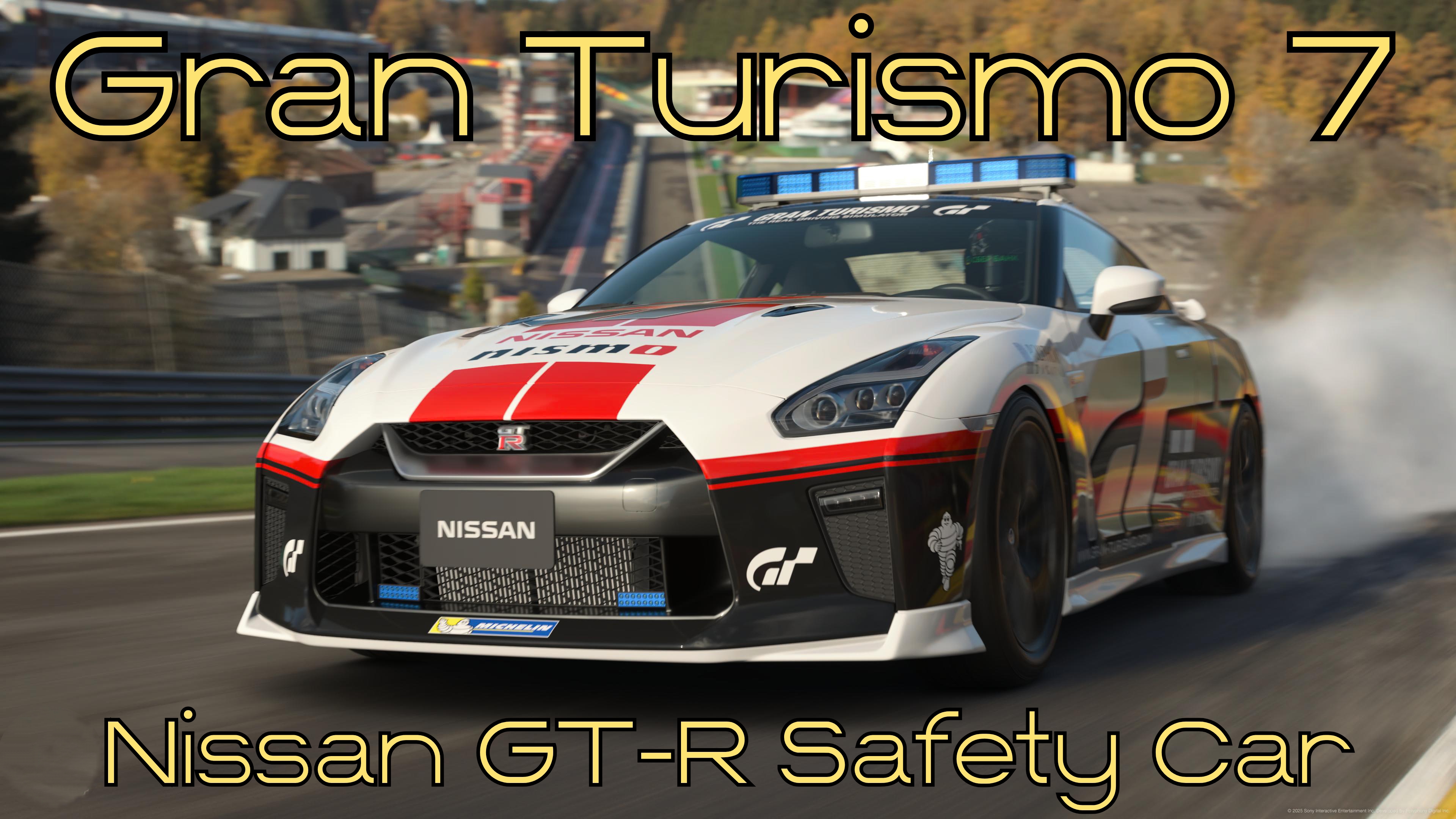 Gran Turismo 7: Nissan GT-R Safety Car – Безопасность на предельной скорости! 🚗🚧 смотреть онлайн