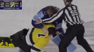 Экс-вратарь «Салавата Юлаева» Андрей Василевский подрался с вратарем соперников в матче НХЛ