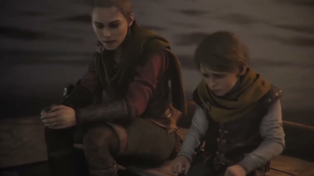 Смущение Софии от ситуации с выжившими в A Plague Tale: Requiem смотреть онлайн