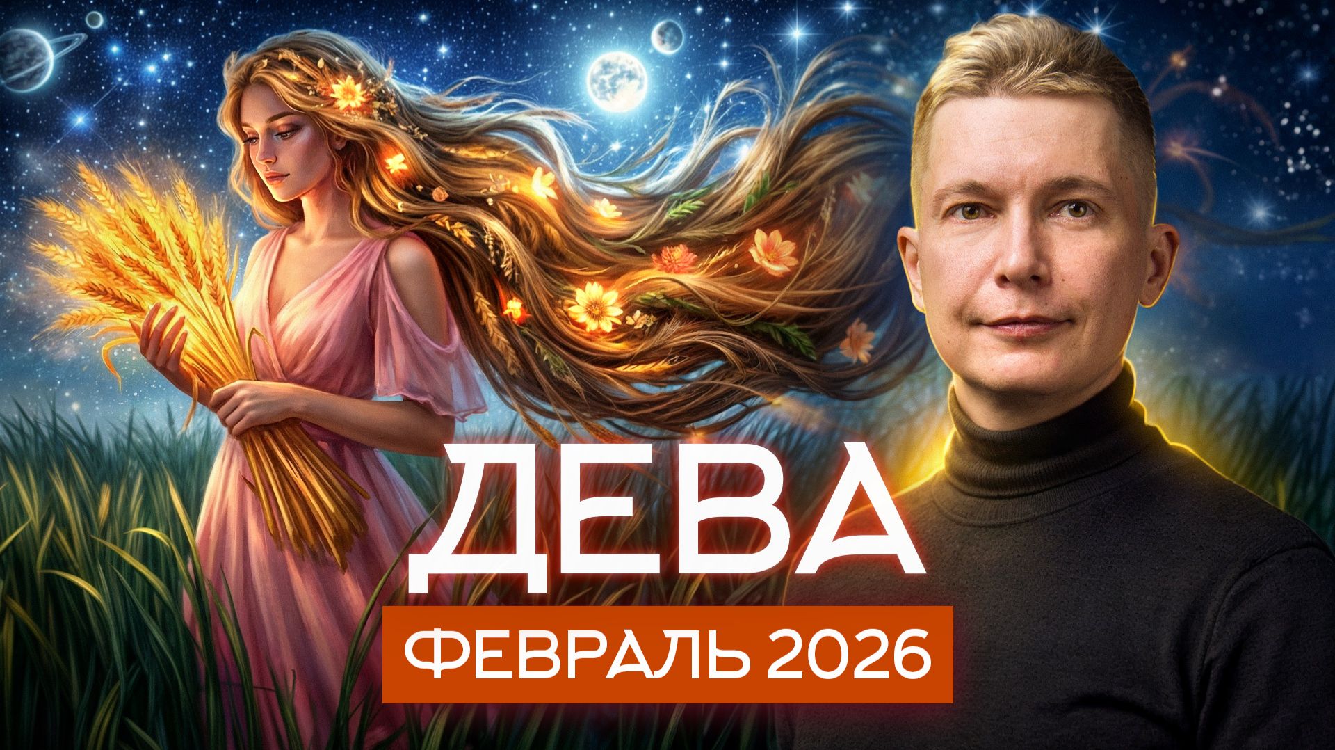 Дева Февраль 2026. Летаем на больших скоростях! Душевный гороскоп Павел Чудинов смотреть онлайн