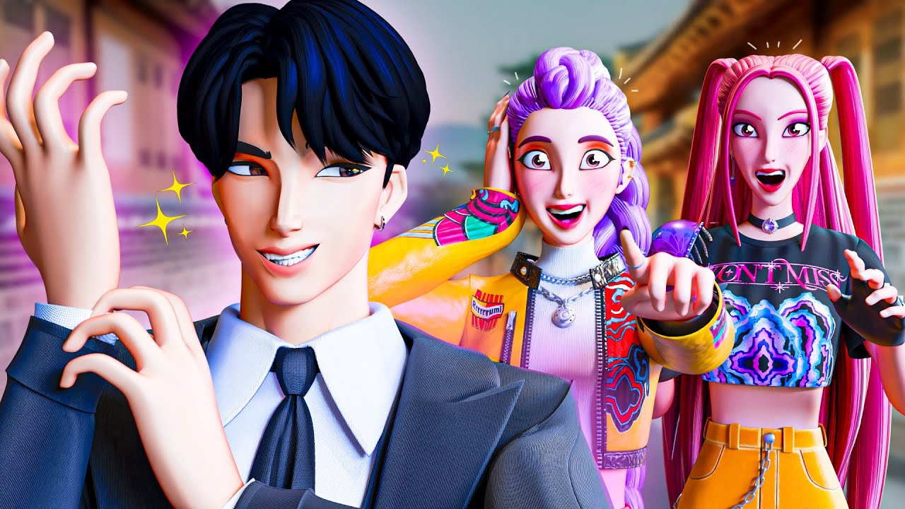 Мультики для детей. Преображение Джину, К- Рор охотницы на демонов, анимация смотреть онлайн