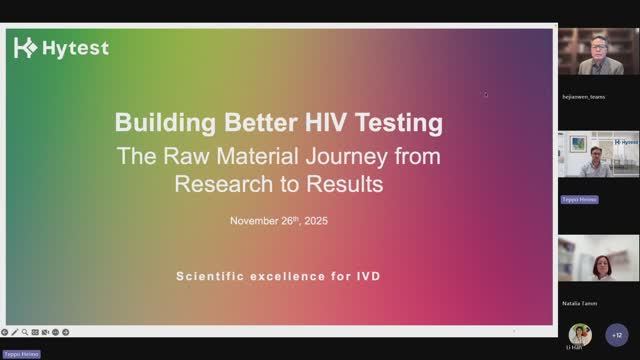 Хайтест | Вебинар «Как создать лучшие тесты на ВИЧ?»