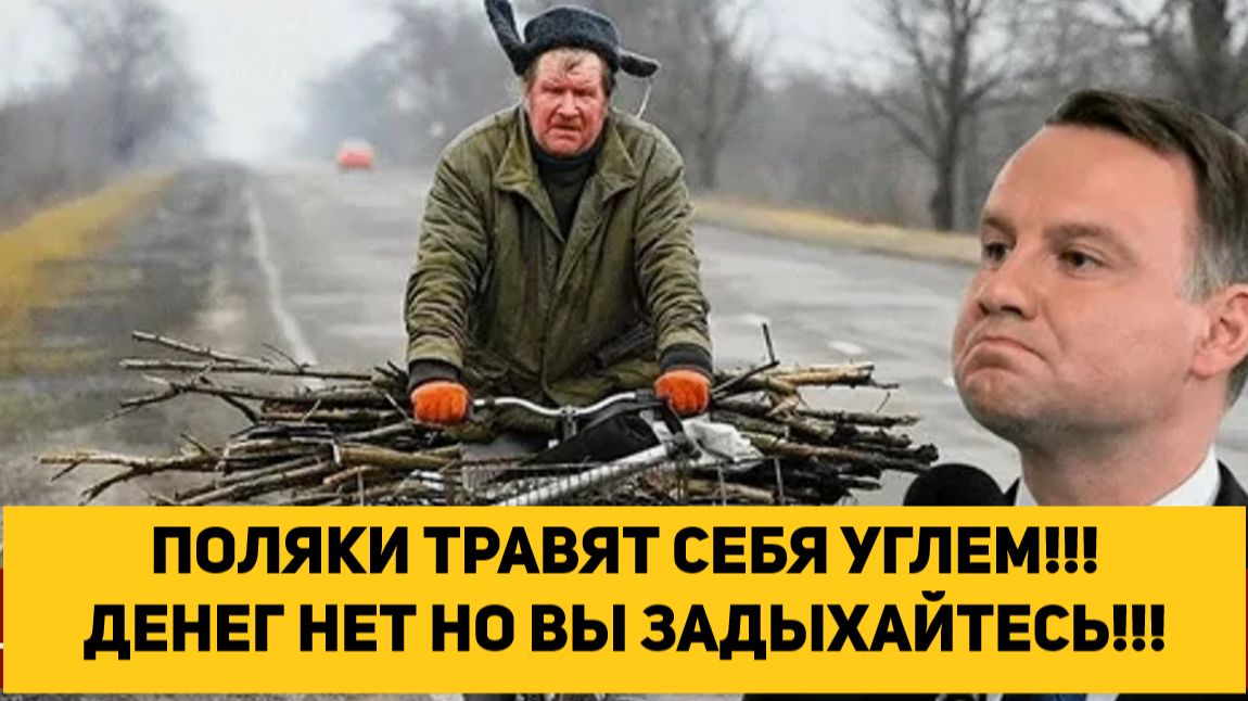ПОЛЯКИ ТРАВЯТ СЕБЯ УГЛЕМ!!! ДЕНЕГ НЕТ НО ВЫ ЗАДЫХАЙТЕСЬ!!! смотреть онлайн