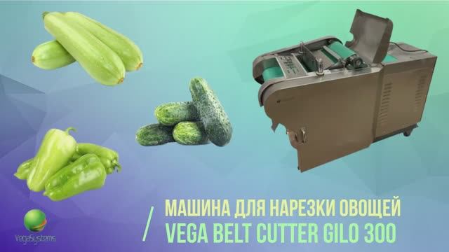 Машина для нарезки кабачка, огурца, зеленного перца кубиком и слайсом Vega Gilo 300