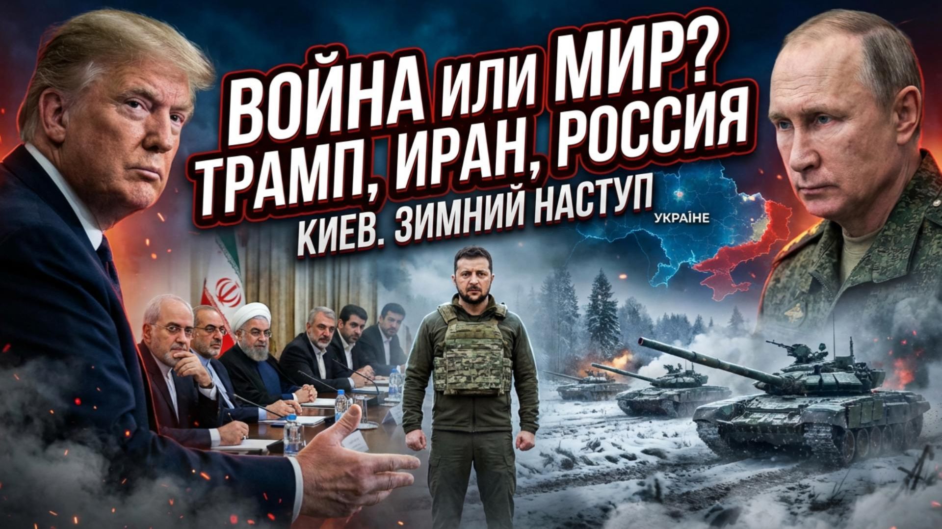 🌍 Меркурис | Глобальная рокировка: Трамп отступает от Ирана, Россия давит на Киев. Зима решит всё смотреть онлайн