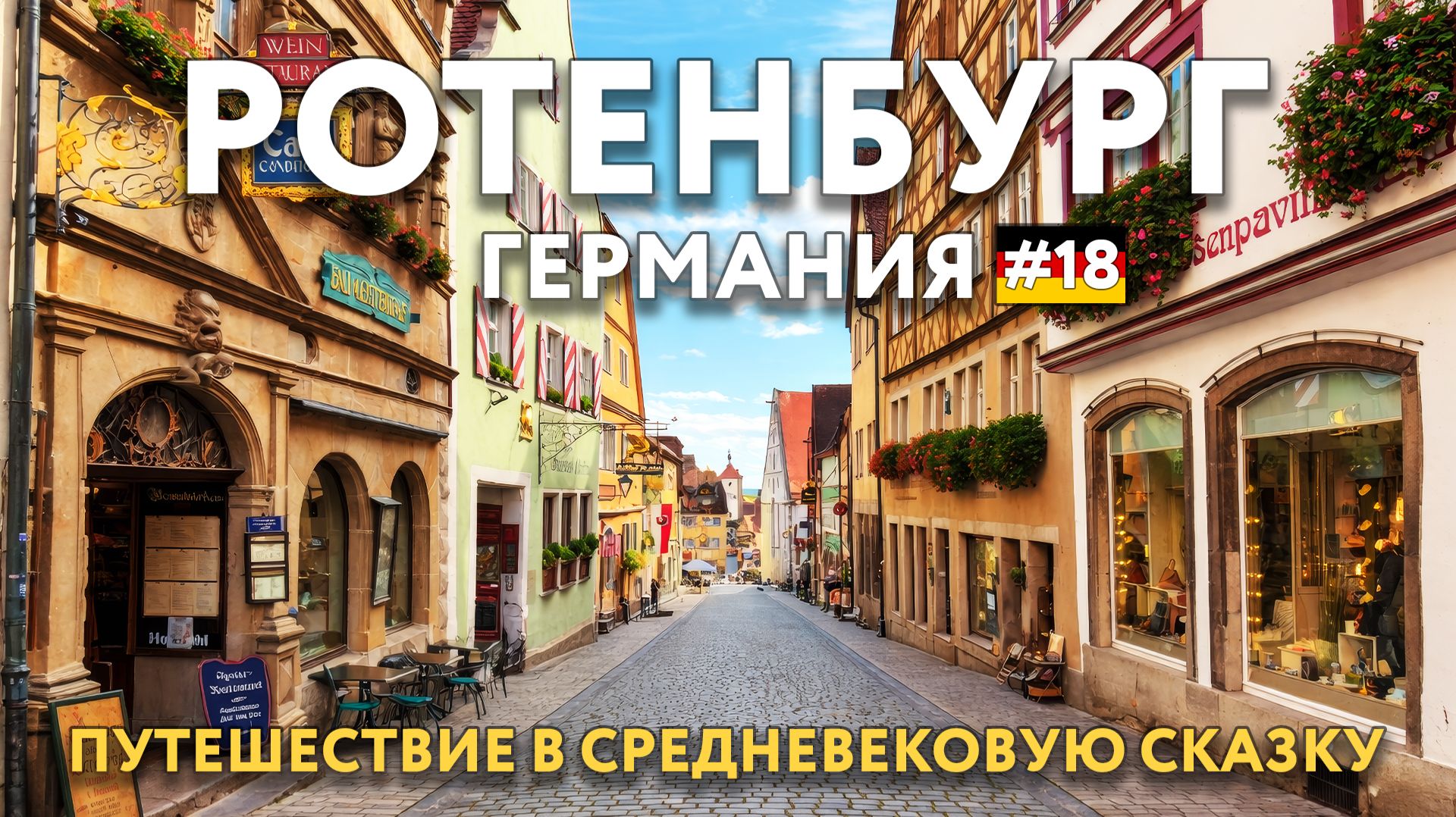 РОТЕНБУРГ-ОБ-ДЕР-ТАУБЕР — путешествие в волшебное средневековье. Что посмотреть? ГЕРМАНИЯ