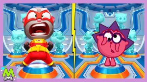 Говорящий Том против Смешариков.Гонка Мультгероев Наперегонки.Кто Лучше и Быстрее