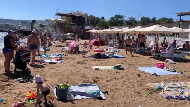 Феодосия КРЫМ Сейчас Бархатный Сезон Море Шумит Что происходит у нас на Пляжах Черного моря