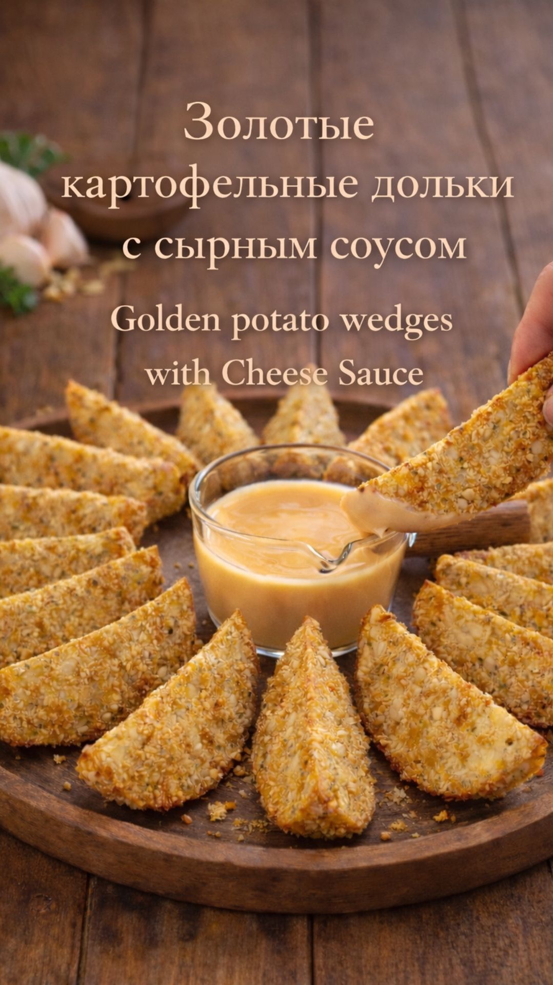 Золотые картофельные дольки с сырным соусом | Хрустящий картофель в духовке Золотые картофельные дольки с сырным соусом | Хрустящий картофель в духовке