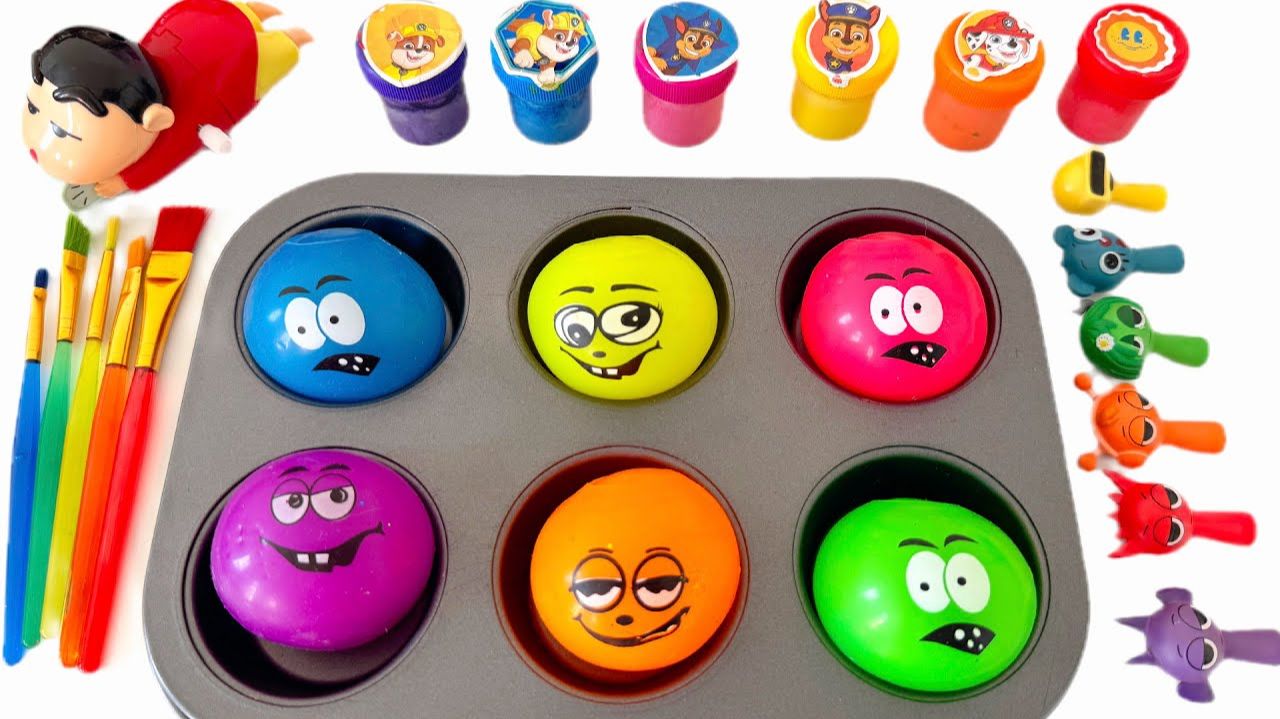 Мультики для детей. Превращение антистрессики в яркие мемы. Мультики залипалки для малышей