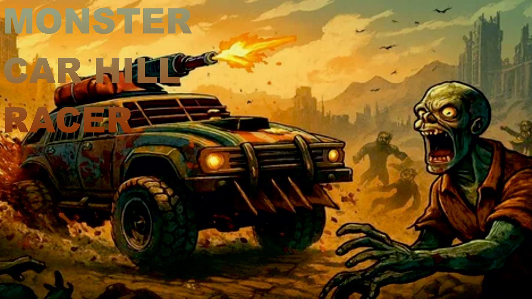 Monster Car Hill Racer (Full Gameplay) смотреть онлайн