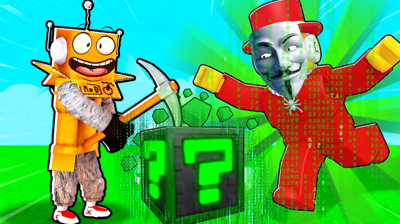 ГИГАНТСКИЙ СЕММИ СТАЛ ХАКЕРОМ😱 РАЗБИВАЮ ЛАКИ БЛОКИ ХАКЕРА СЕММИ в ROBLOX смотреть онлайн