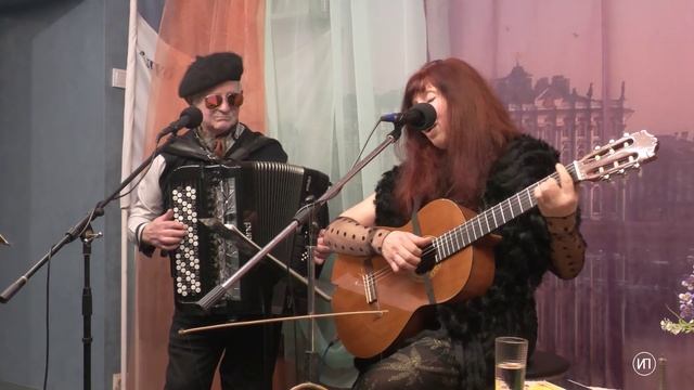 Вечер в Париже. Светлана Ветрова поёт французские песни в сопровождении Валерия Рохварга, баян смотреть онлайн