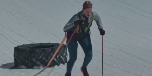 Лыжница - стремление быть первой