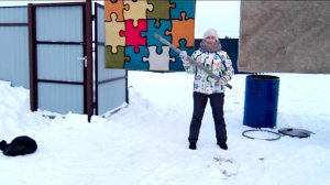 Зимой #НА ДАЧУ Чистим ковры ДЕДОВСКИМ МЕТОДОМ #Зарядка со снегом #Тренд с водой 31.01.2026