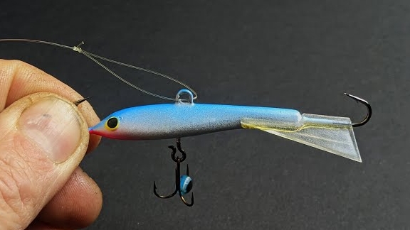 Как привязать балансир для ловли судака, окуня смотреть онлайн