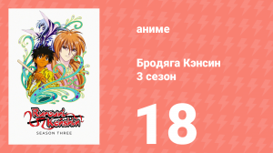 Бродяга Кэнсин 3 сезон 18 серия (аниме-сериал, 1996)
