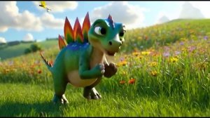 Дино прыг-скок-скок! Детская песенка