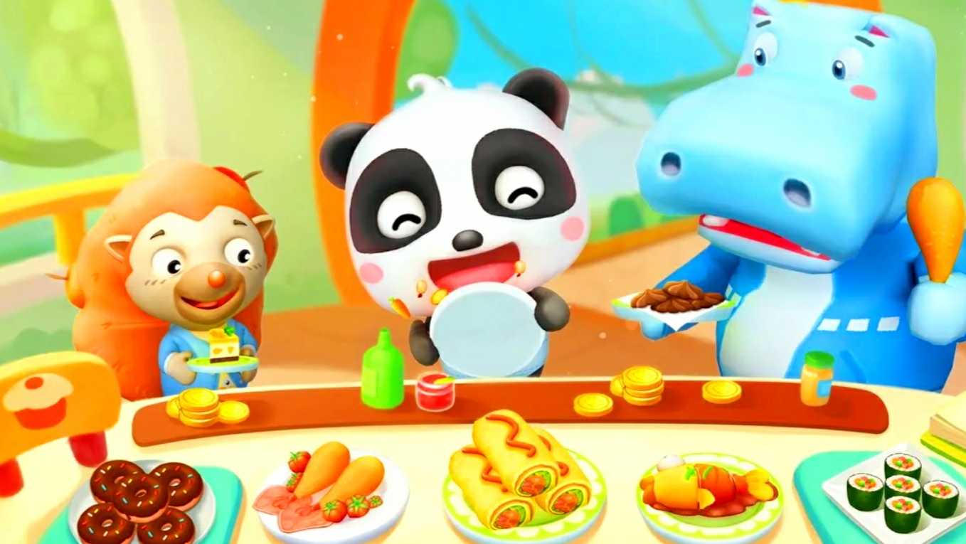 Малыш панда и закусочная на колесах МУЛЬТИК для детей