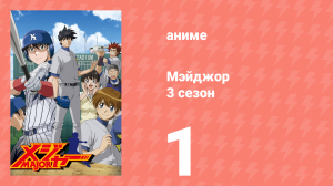 Мэйджор 3 сезон 1 серия «Начиная с нуля» (аниме-сериал, 2007)