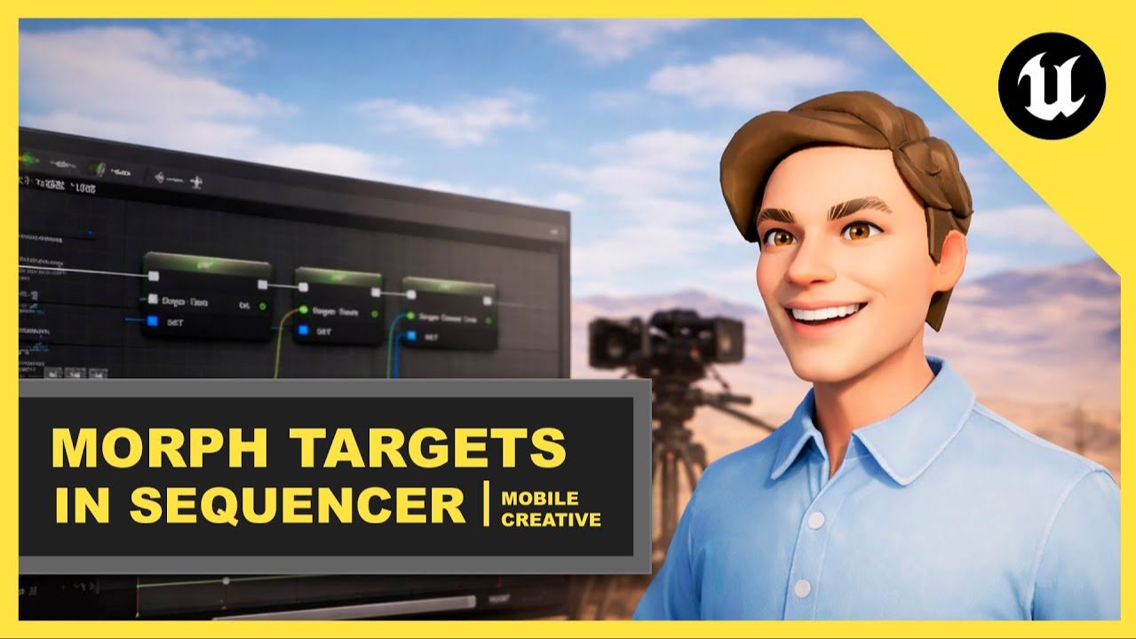 Как управлять Morph Targets через Sequencer в Unreal Engine 5 Как управлять Morph Targets через Sequencer в Unreal Engine 5