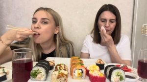 Mukbang ASMR|Подписывайтесь на канал🍣✨ 💜✨