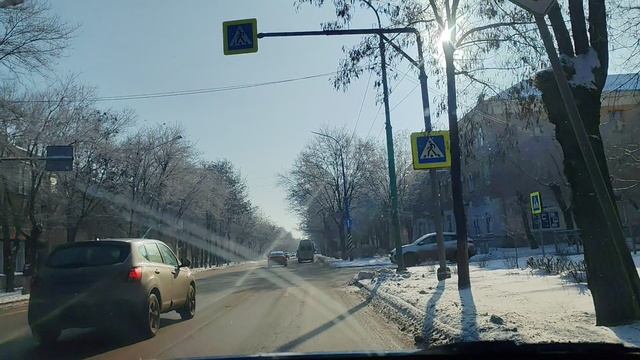 Обучение вождению в городских условиях. Поездка до Волжского. Продолжение