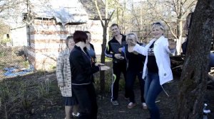 Гулянка в саду,губка рулит.