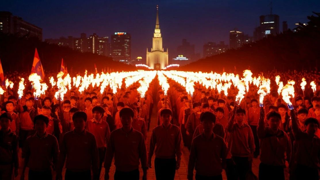 Cеверно корейский вечер молодежи в честь 80-летия социалистического союза смотреть онлайн