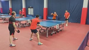 отбор Чирков/Ким (1389) - Жук/Самойленко (1054) 02.02 Парный турнир по настольному теннису ТТМаршал