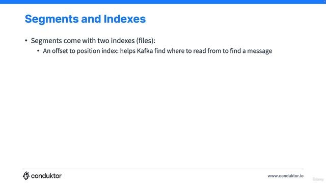 104. Segment and Indexes смотреть онлайн