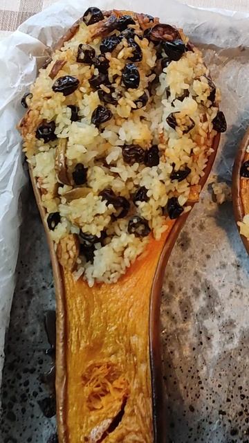 запеченая тыква сорт Медовая гитара.