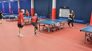 отбор Балашов/Нельсон (1321) - Мухаметов/Васильев (1038) 02.02 Парный турнир по настольному теннису