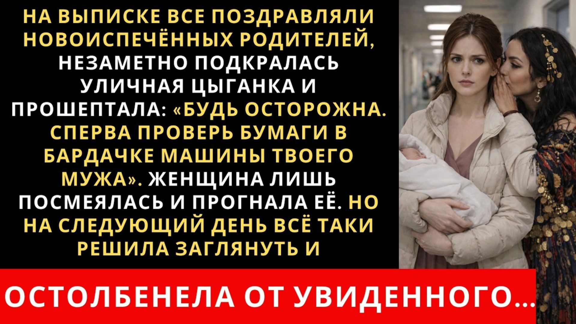 На выписке все поздравляли новоиспечённых родителей, но незаметно подкралась женщина и сказала На выписке все поздравляли новоиспечённых родителей, но незаметно подкралась женщина и сказала