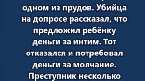 Пётр Жилкин, задержанный по делу о похищении 9-летнего Паши Тифитулина, признался в убийстве ребёнка
