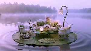 Интерьер с кувшинками