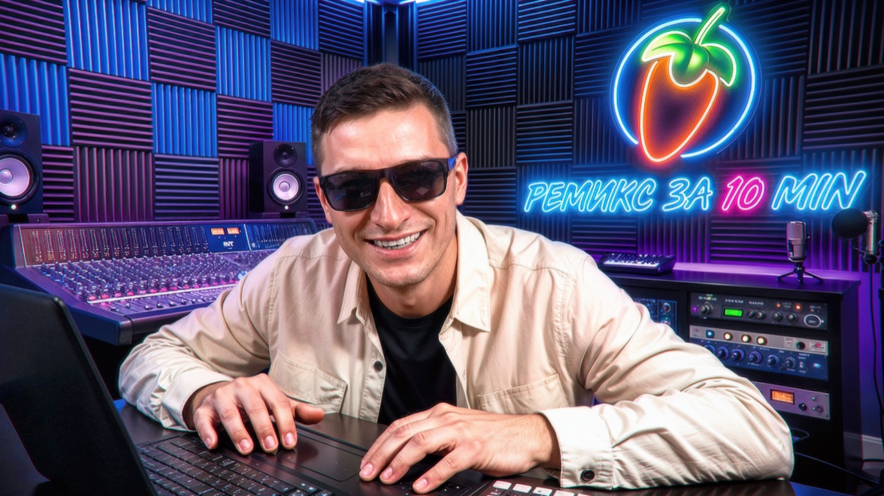Делаем КРУТУЮ МУЗЫКУ за 10 минут, Ремикс На Eiffel 65
