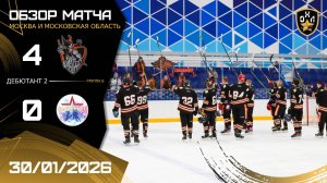ОБЗОР / ЛУЧНИК DREAM TEAM - ПАТРИОТ / 30.01.26 / ОХЛ МОСКВА / ДИВИЗИОН ДЕБЮТАНТ 2