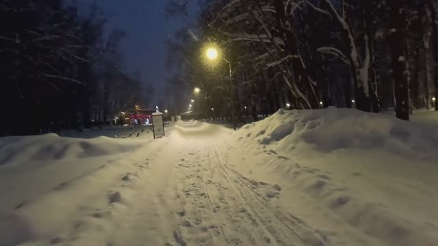 Мы прорвались в город. Едем на Автостанцию по не чищенному Солнечногорску.Уже стемнело.Где газеты? смотреть онлайн