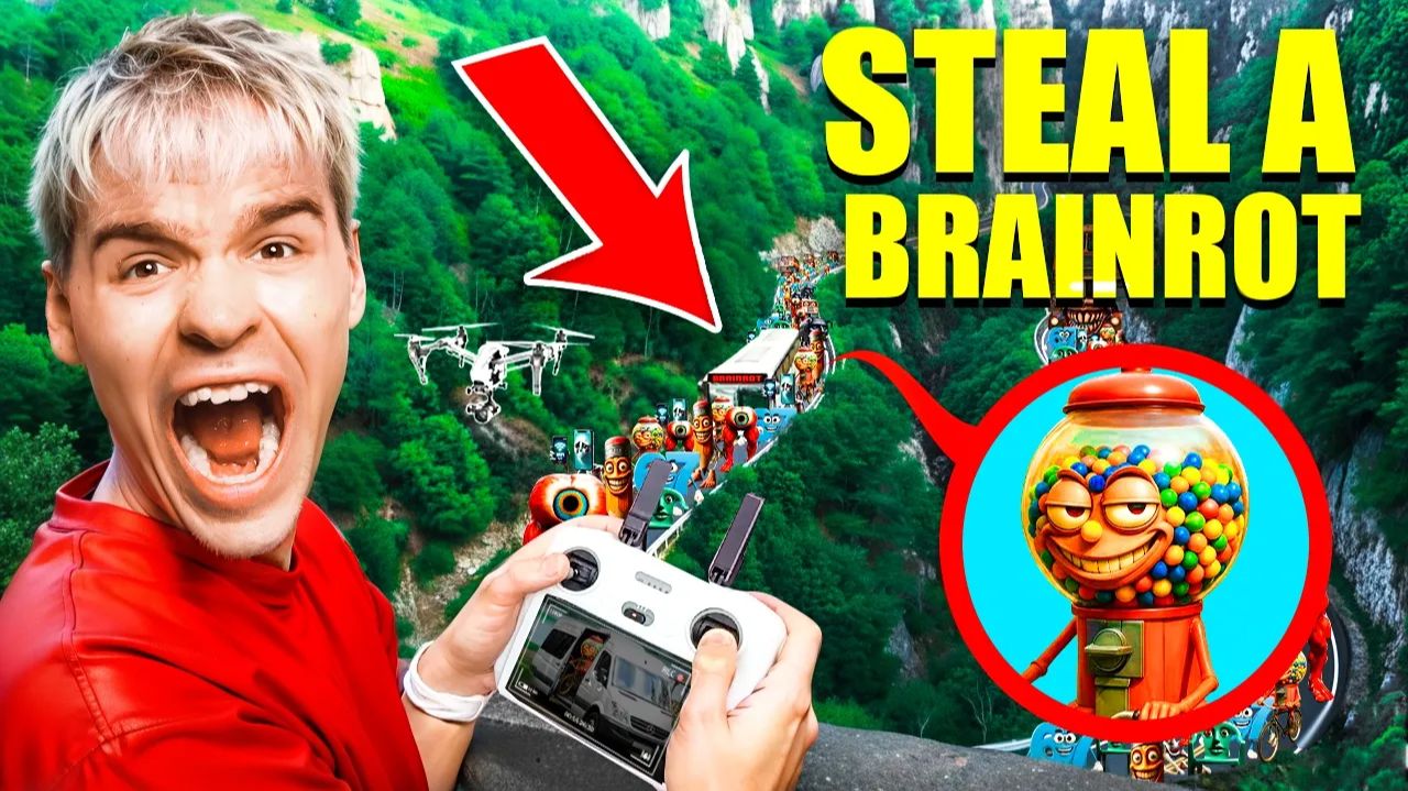 МОЙ ДРОН НАШЕЛ АВТОБУС СО ВСЕМИ STEAL A BRAINROT В РЕАЛЬНОЙ ЖИЗНИ! смотреть онлайн