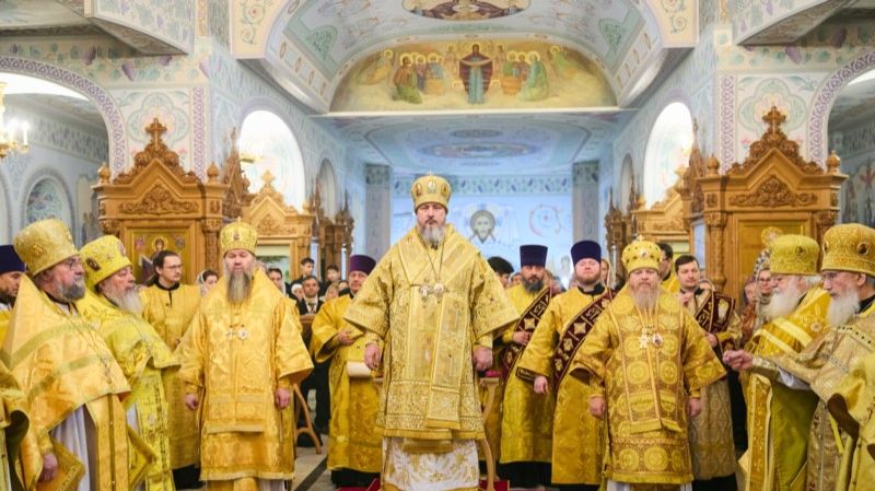 Соборное богослужение в годовщину архиерейской хиротонии митрополита Савватия 30.01.2026г Соборное богослужение в годовщину архиерейской хиротонии митрополита Савватия 30.01.2026г