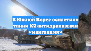В Южной Корее оснастили танки K2 антидроновыми «мангалами»