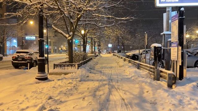 ЗИМНИЙ АПОКАЛИПСИС 🌬️ Невероятный снегопад на улицах Чикаго 2026 смотреть онлайн