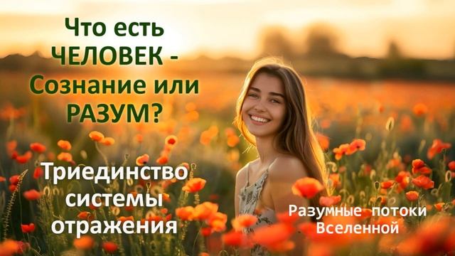 Что есть человек — Сознание или Разум? Триединство системы отражения.