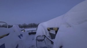 морозно утро. -32