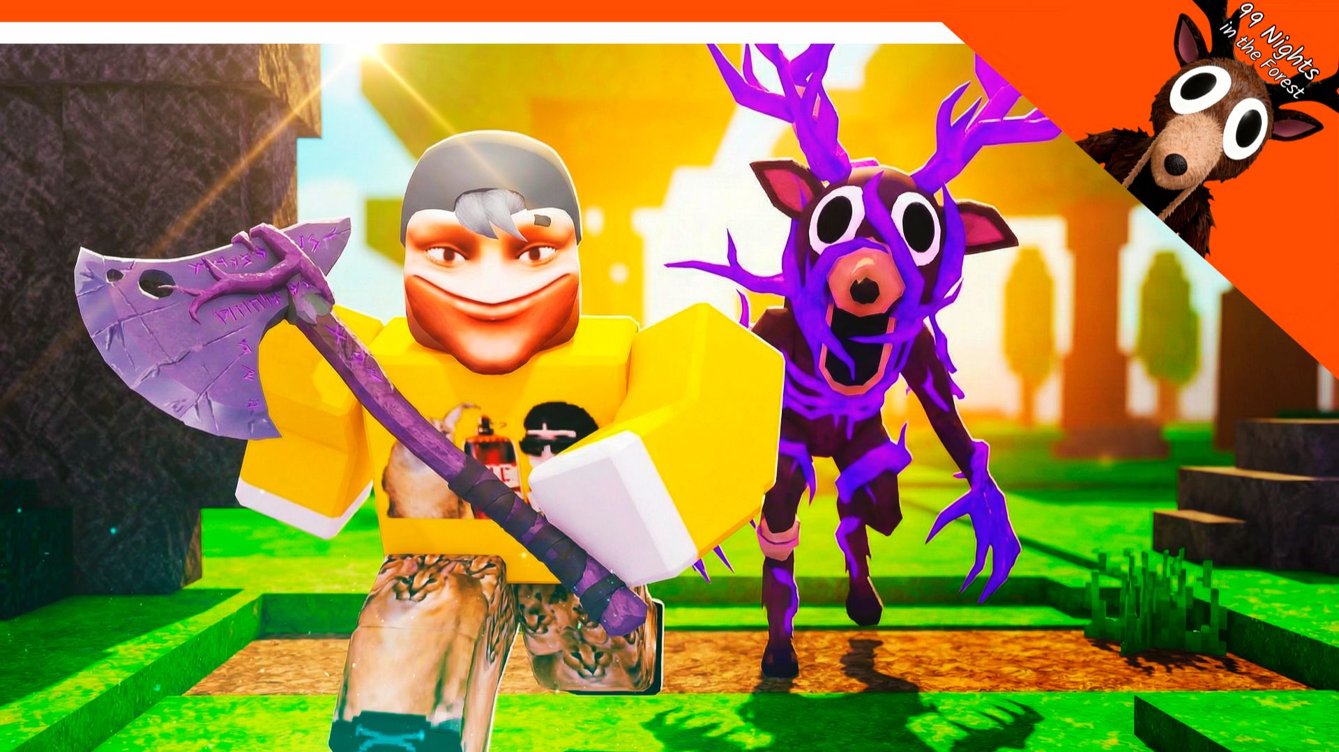 🔥 ИМБА НОВЫЙ МЕТАТЕЛЬНЫЙ ТОПОР В 99 НОЧЕЙ В ЛЕСУ ХАРДКОР!🔥 99 NIGHTS IN THE FOREST смотреть онлайн