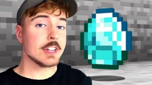 Mr.BEAST МИСТЕР БИСТ  УКРАДИ ЕГО - КУПЛЮ НАСТОЯЩИЙ АЛМАЗ В МАЙНКРАФТ, НОВОЕ ВИДЕО ПРО МАЙНКРАФТ 2026