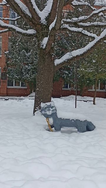 Кот ученый… #памятник #котучёный #кот #гимнащия #гатчина